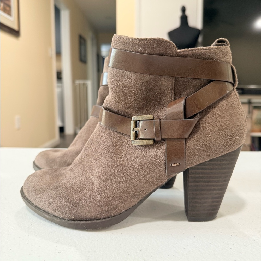 Coach and Four Brown Suede Ankle Boots
